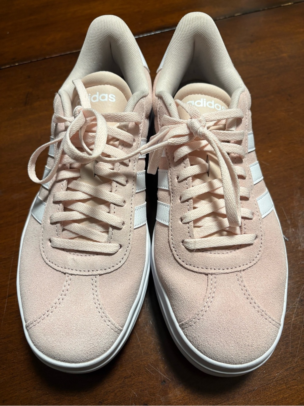 Cute Light Pink Adidas Shoes – Size 8 🩷